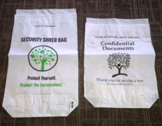 Off-site Secure Shredding Bags.