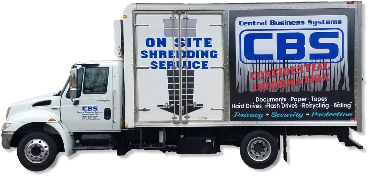 Central Business Systems Secure On-site and Off-site Shredding